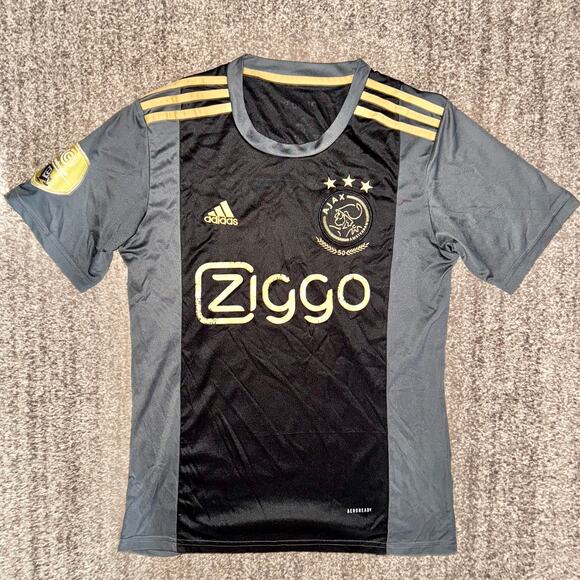 Ajax Adidas 20/21 3rd Jersey 50th Anniversary European Cup Win Soccer Jersey - Picture 1 of 12